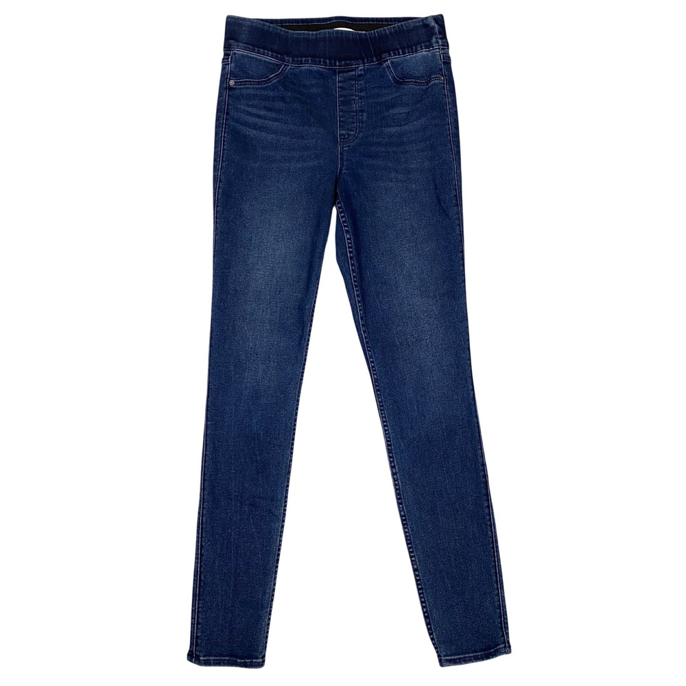 Old Navy Rockstar Super Skinny High Rise Jeggings Womens 8 Tall Dark Wash Blue